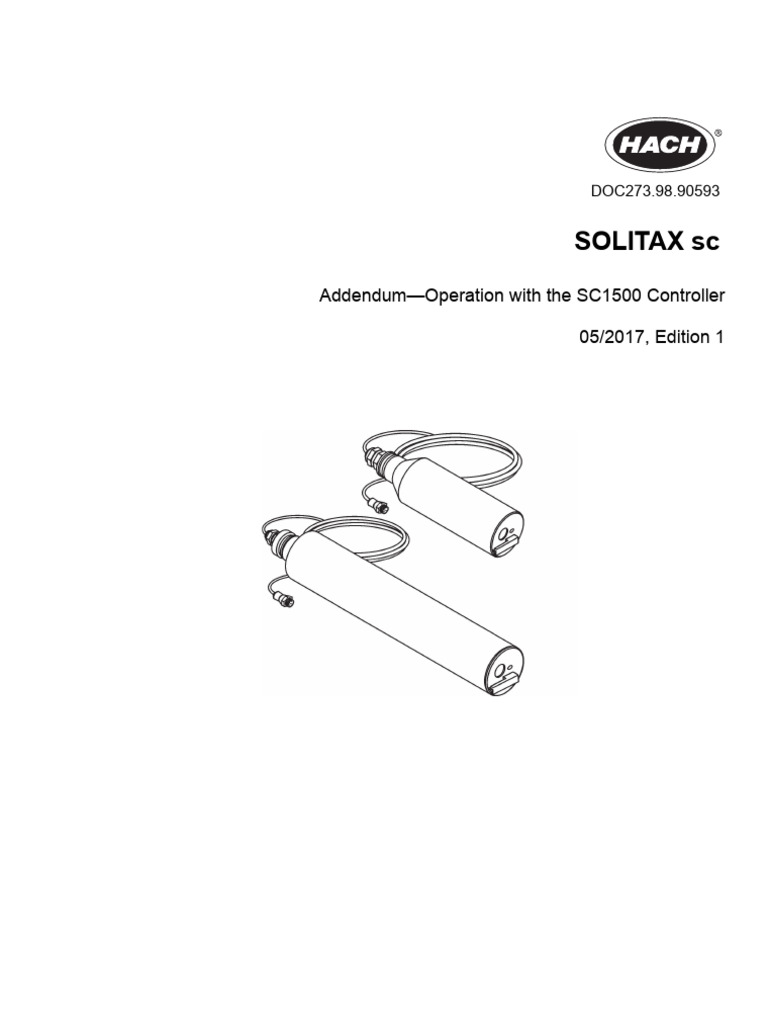 Sensor solitaxsc pdf calibration