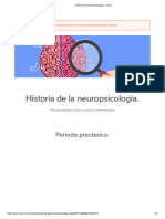 Historia de La Neuropsicologia. - Sutori
