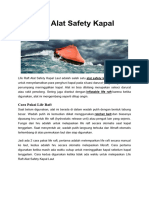 Life Raft Alat Safety Kapal Laut
