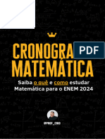 Cronograma @prof Caio