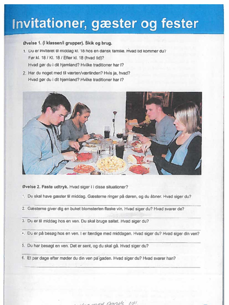 Videre Mod Dansk kapitel 1 | PDF