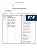 Sesión de Aprendizaje N°2 Cyt 2da Exp