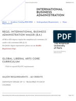 International Business Administration Major - AUP