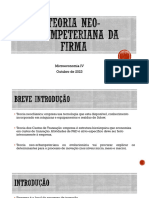 Teoria - Neoschumpeteriana Da Firma