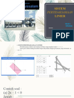 Sistem Pertidaksamaan Linier