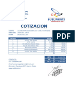 Cotizacion Inversion Club Deportivo Escolar Lice Camilo Henriquez