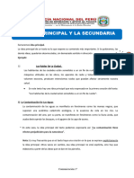 La Idea Principal y La Secundaria para Primero de Secundaria 1B