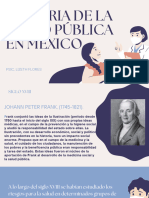 Historia de La Salud Pública en México