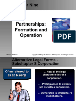 Partnership Formation and Operation