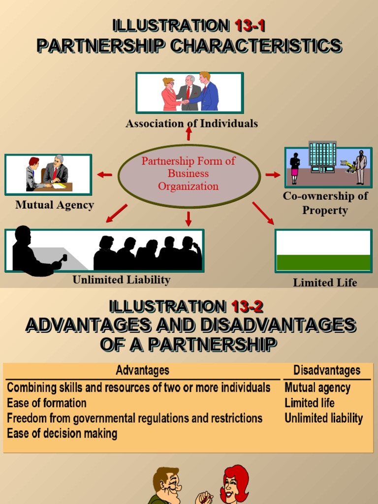 Partnership Characteristics PDF Debits And Credits Partnership