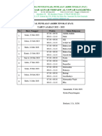 Jadwal Pat Ta 2022-2023