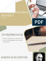 The Entrepreneurial Mindset