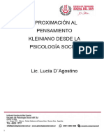 10-Dagostino. L - El Pensamiento Kleiniano - Aproximacion Al Pensamiento Kleiniano