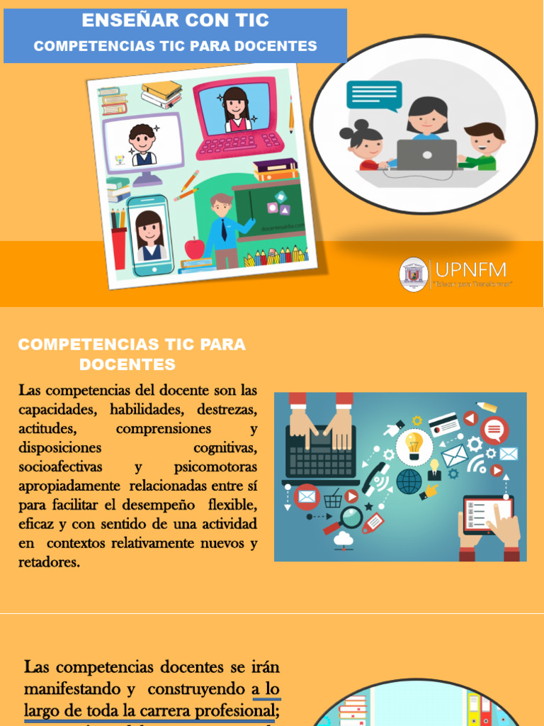 Competencias TIC Esenciales para Docentes | PDF | Enseñando ...