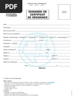 Demande de Carte de Séjour au Gabon | PDF
