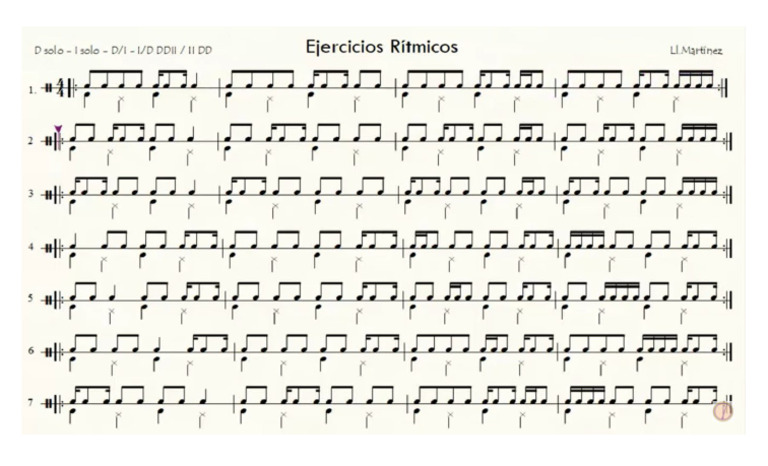 EJERCICIO RÍTMICO - N° 2 | PDF