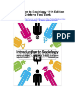 Introduction To Sociology 11th Edition Giddens Test Bank