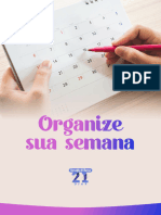 2. Organize sua Semana