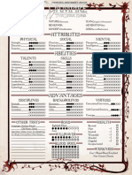 DAV20 Character Sheet - Vampire