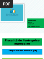 Barème IR Maroc 2025 : Tranches et Taux | PDF | Impôt sur le revenu ...