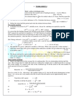 Physics Worksheets 1