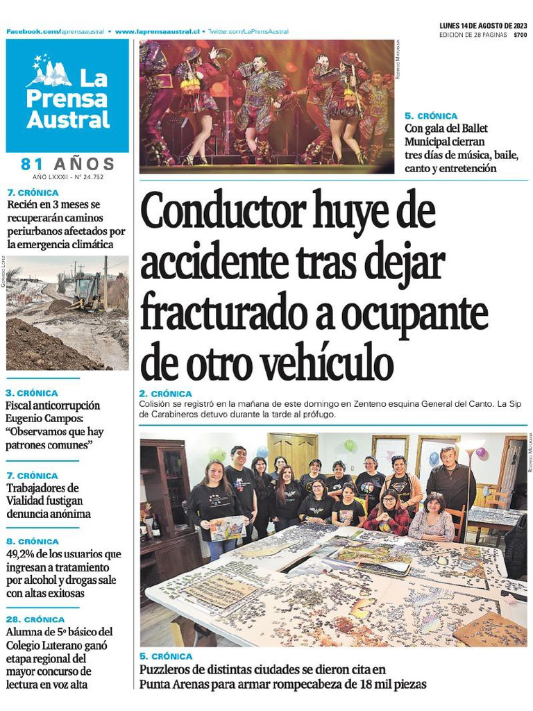 La Prensa Austral 14-08-23 | PDF