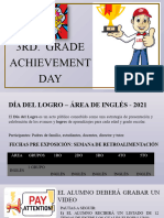 3RD Grade - Achievement Day