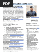 Shaik Shabbeer Babu Resume