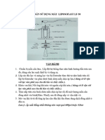 HƯỚNG DẪN SỬ DỤNG MÁY  LIPOSOFAST LF