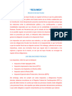  RESUMEN de Leyes de Derecho Fiscal