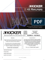 04KX 3 and 5 Channel Amplifiers