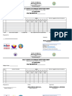 DLL Monitoring Sheet
