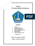 Makna Persatuan Dalam Kebangsaan (Sedang Proses) Kel 1