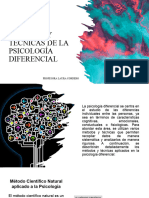 Metodo Cientifico Natural de Psicologia Diferencial