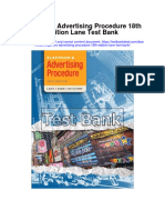 Kleppners Advertising Procedure 18th Edition Lane Test Bank