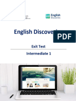 EXAMÉN EDUSOFT-Intermediate 1 Exit Test