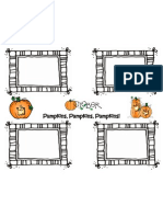 Pumpkins Graphic Organizer