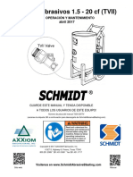 Tolva Granallado Schmidt - Manual