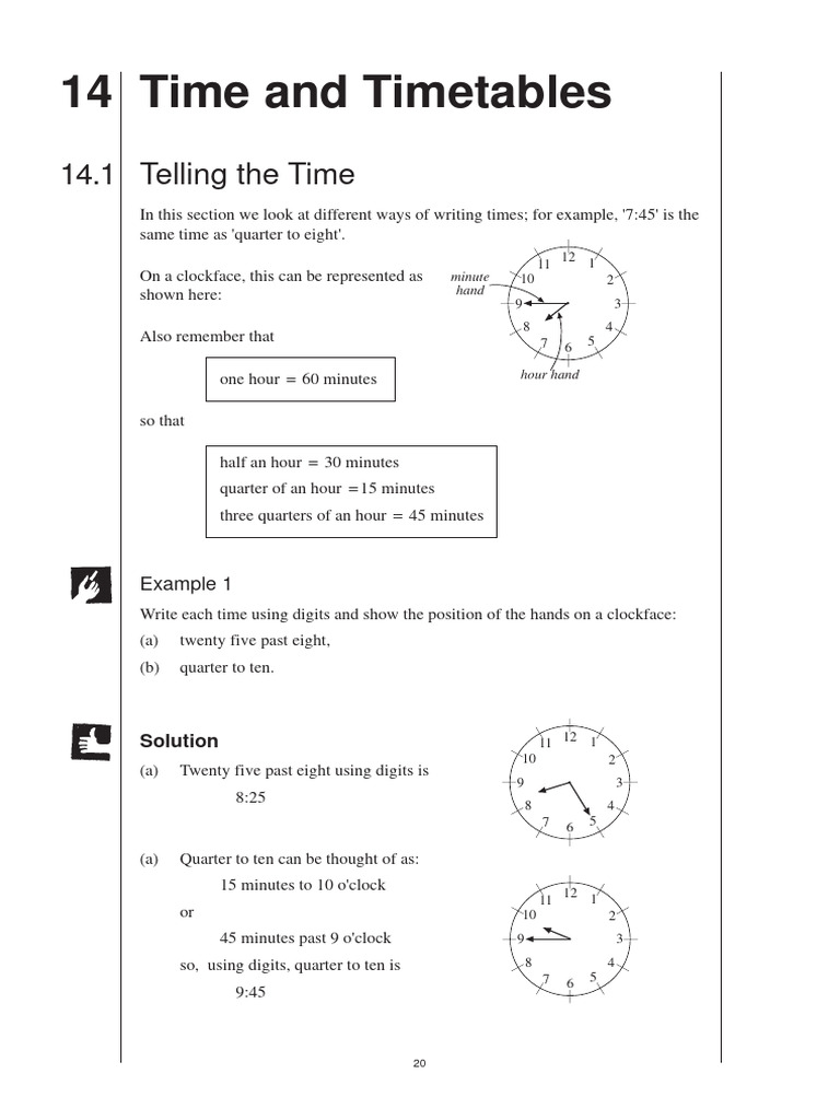Time And Timetables Pdf Spacetime