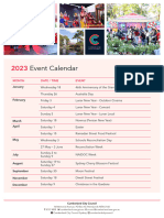 Events Calendar 2023