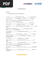 First Conditional Exercise