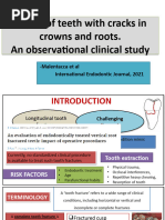 Repair of Teeth With Cracks in Crowns