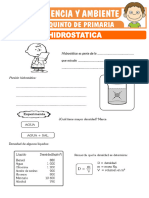 Hidrostatica para Quinto de Primaria