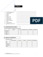 Lampiran Form Daftar Riwayat Hidup