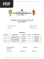 "Report On Electronic Waste and Management": Academic Year: 2023-24 Program Code: CO5I Course: EST Course Code: 22547