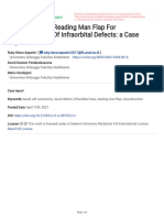 Modi Cation of Reading Man Flap For Reconstruction of Infraorbital Defects: A Case