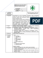 Sop Pemeriksaan Hiv Sifilis Duo