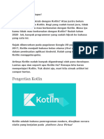 Pengenalan Kotlin