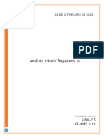 Analisis Critico Ing Ambiental