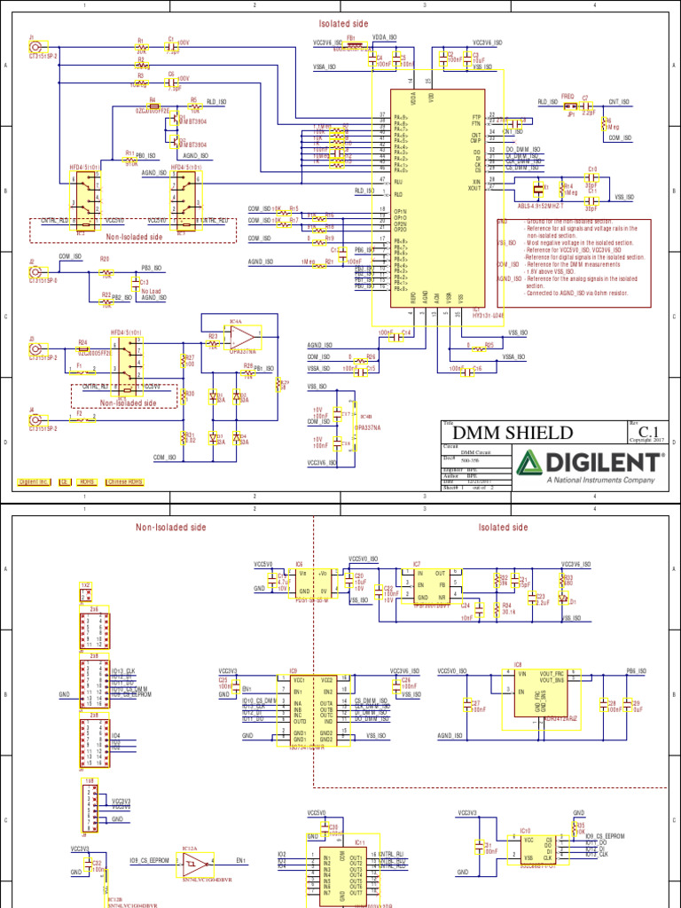DMM Shield Circuit Overview | PDF